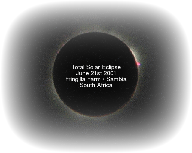 Total Solar Eclipse June 21st 2001 (Fringilla Farm / North of Lusaka / Zambia / Southern Africa)