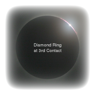 Diamond Ring at 3rd Contact