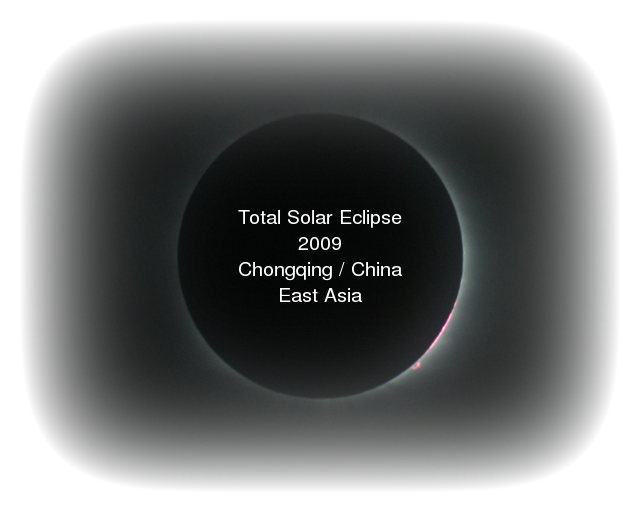 Total Solar Eclipse July 22nd 2009 (Chongqing / Central China / Eastern Asia)